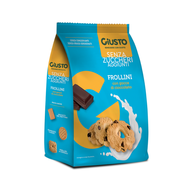 Frollini con gocce cioccolato
