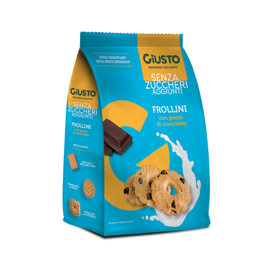 Frollini con gocce cioccolato