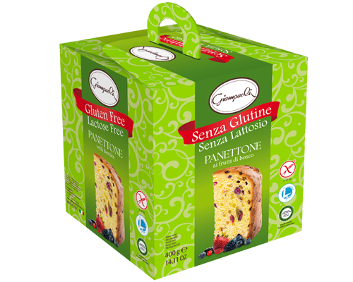 Panettone con frutti di bosco