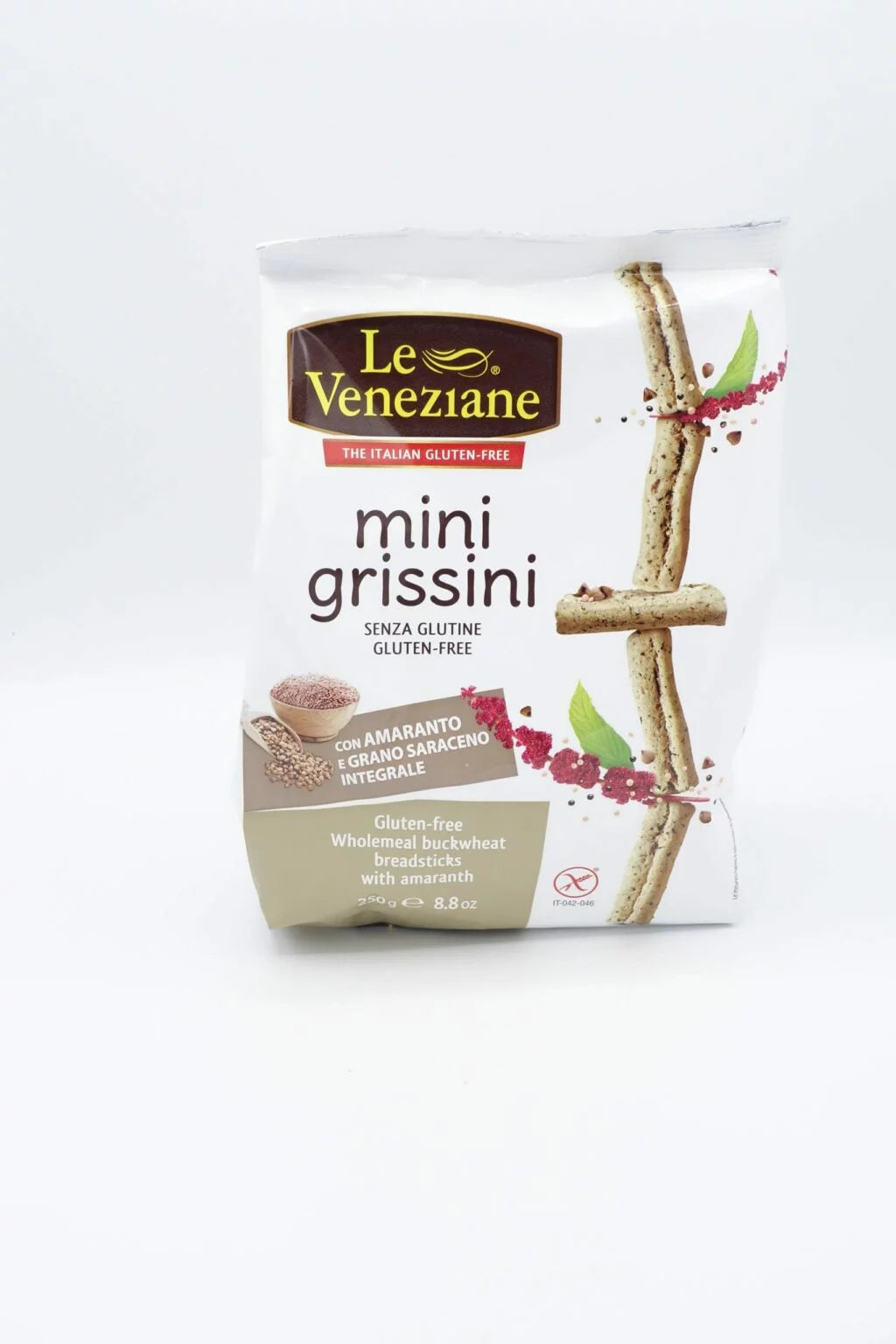 Mini Grissini integrali con Amaranto&Saraceno