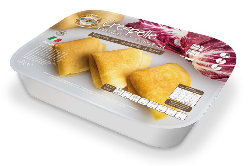 Crespelle radicchio e scamonza