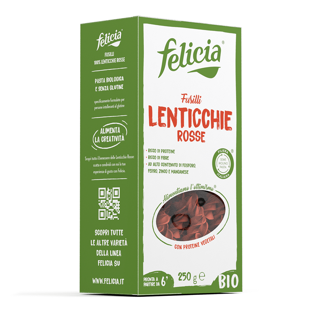 Fusilli Alle Lenticchie Rosse