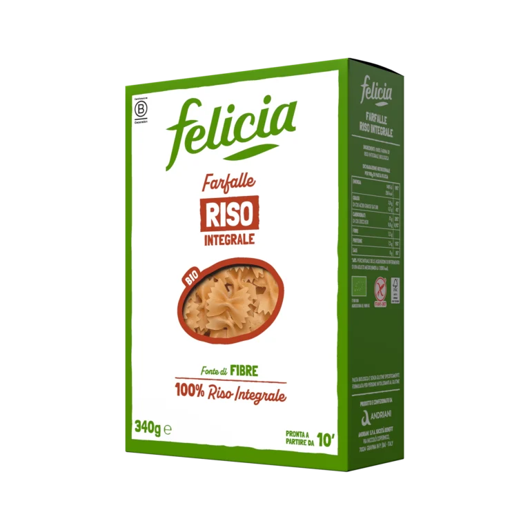 Farfalle di riso integrale