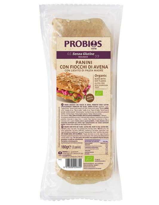 Panini con fiocchi d'avena