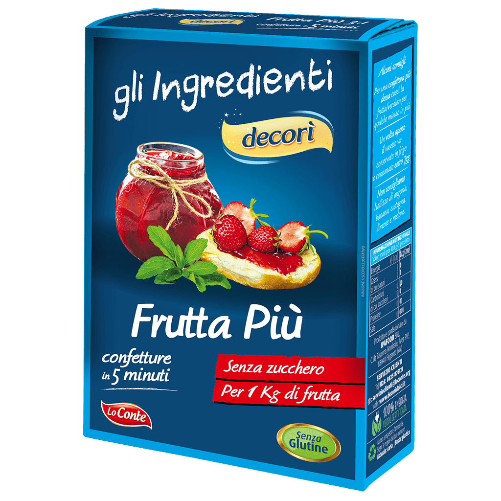 Frutta piu' senza zucchero