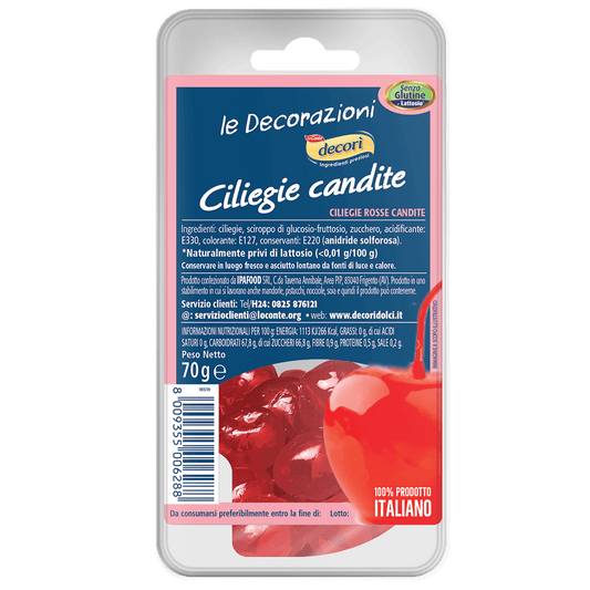 Ciliegie rosse candite