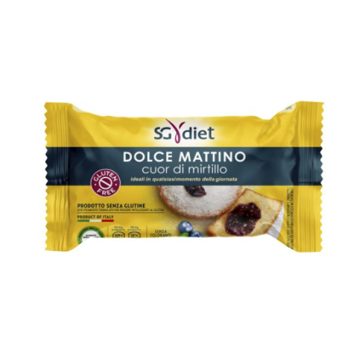 Dolce mattino cuor mirtillo