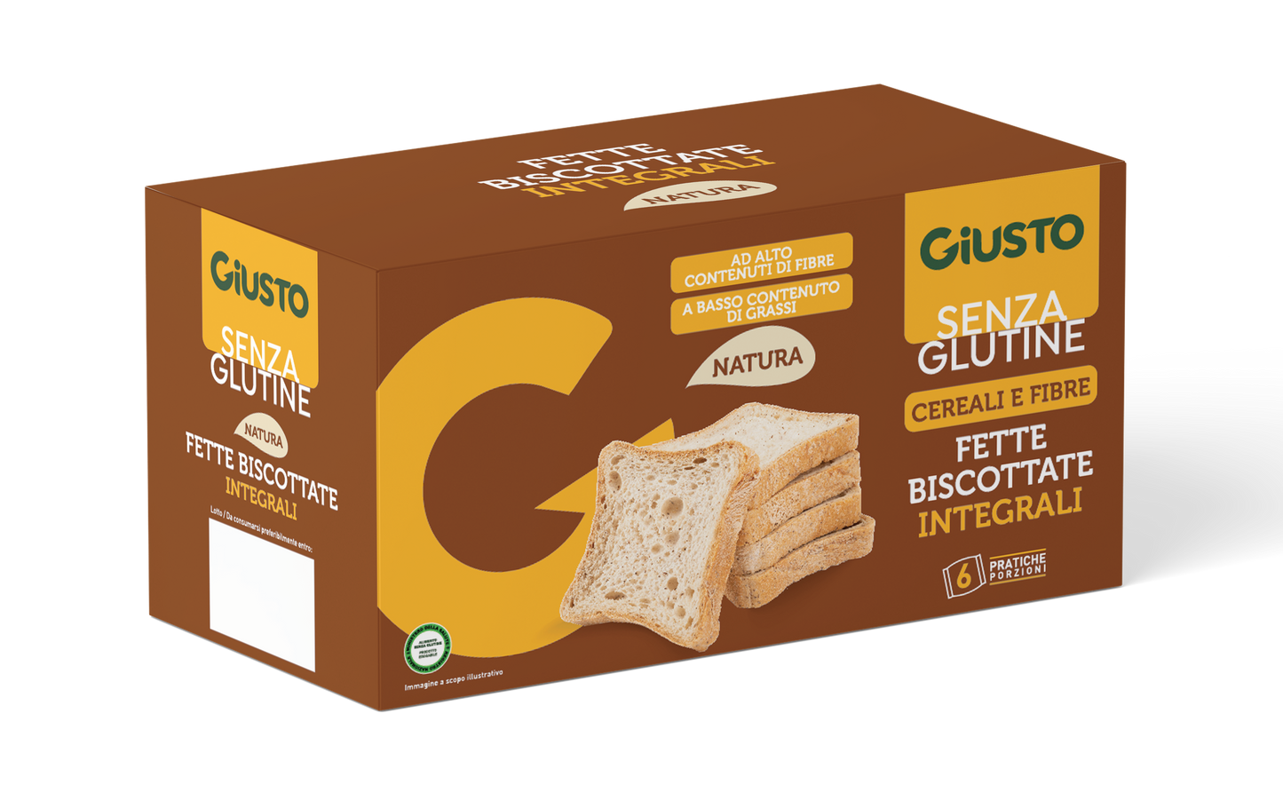 Fette biscottate integrali