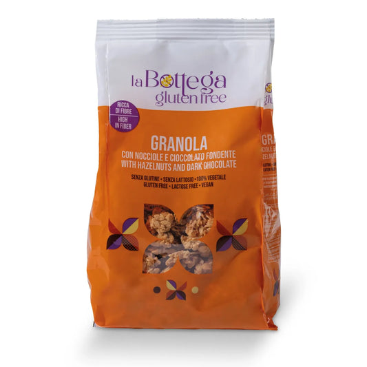 Granola nocciole e cioccolato