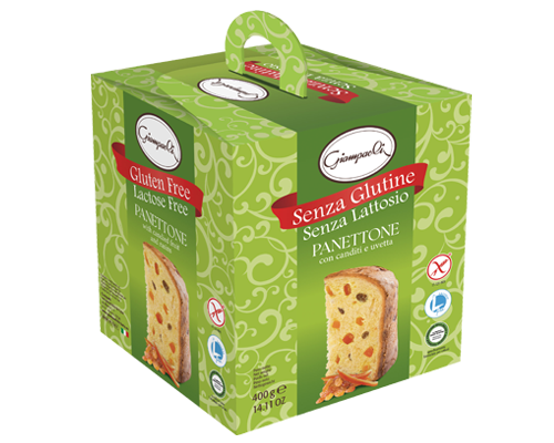 Panettone con uvetta e canditi