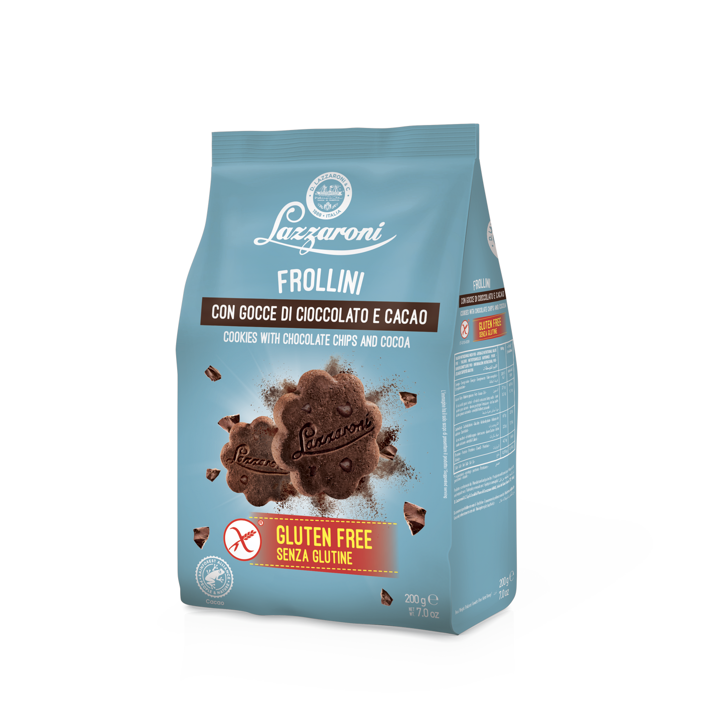 Frollini cacao e gocce di cioccolato
