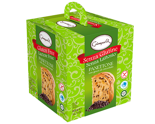 Panettone con gocce di cioccolato