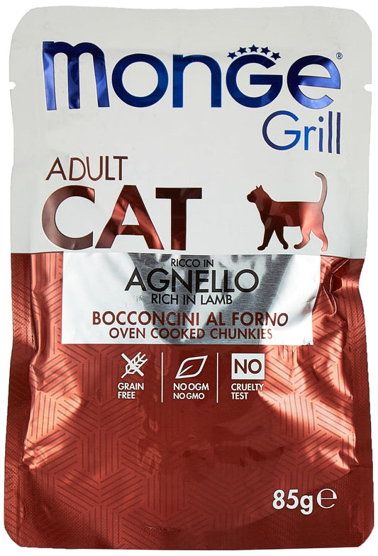 Umido per Gatto Adulto all'Agnello 85g MONGE