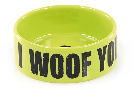 Ciotola ceramica "I woof you" PICCOLA