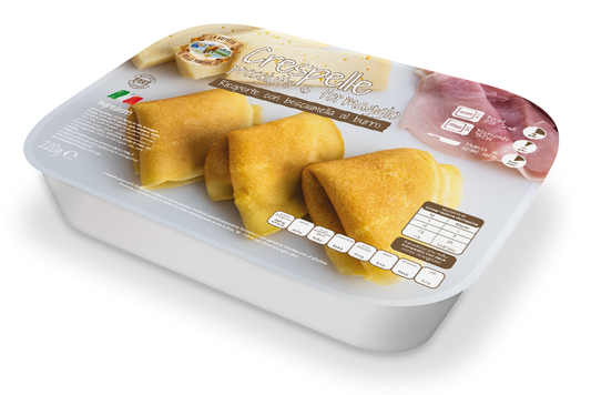 Crespelle prosciutto e formaggio
