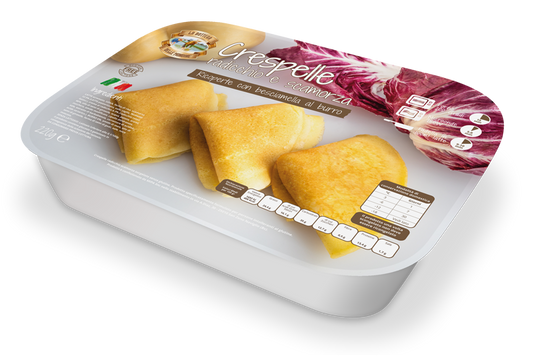 Crespelle radicchio e scamonza