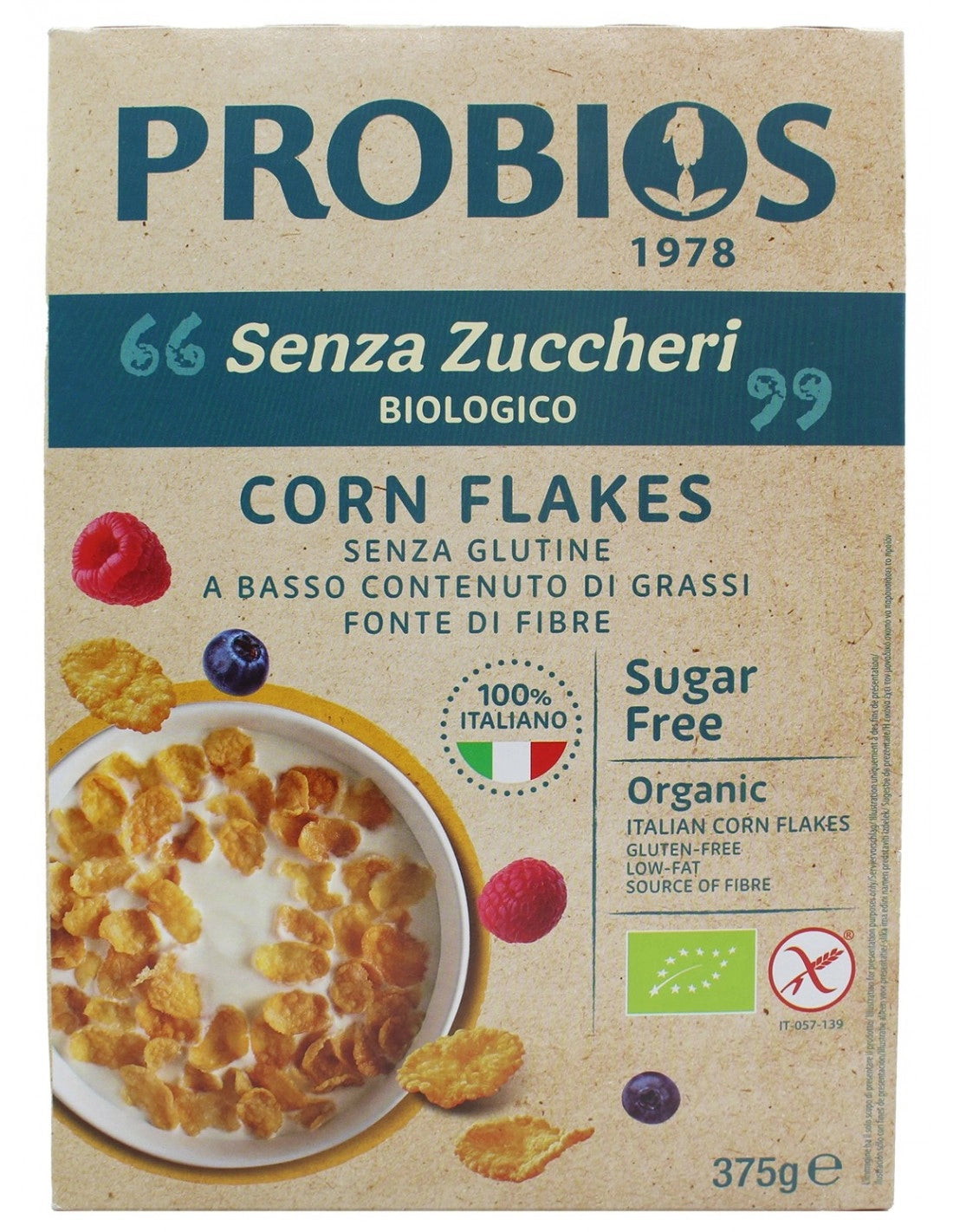 Corn flakes senza zucchero
