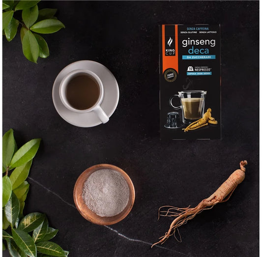 Ginseng DECA da zuccherare in capsule per Nespresso