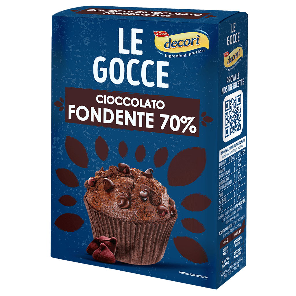 Gocce cioccolato fondente