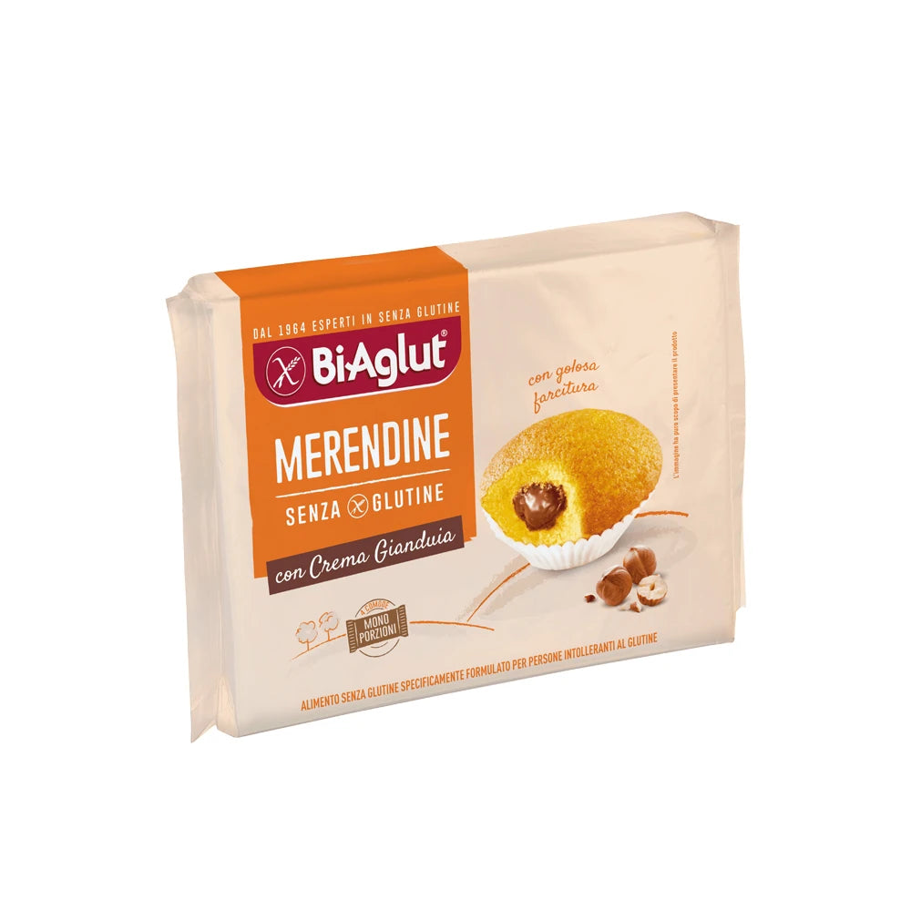 Merenda con crema alla gianduia