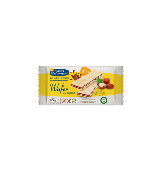 Wafer alla nocciola monoporzione