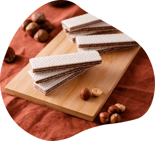 Wafer alla nocciola