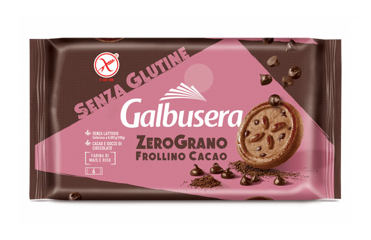 Frollino al cacao con gocce di cioccolato